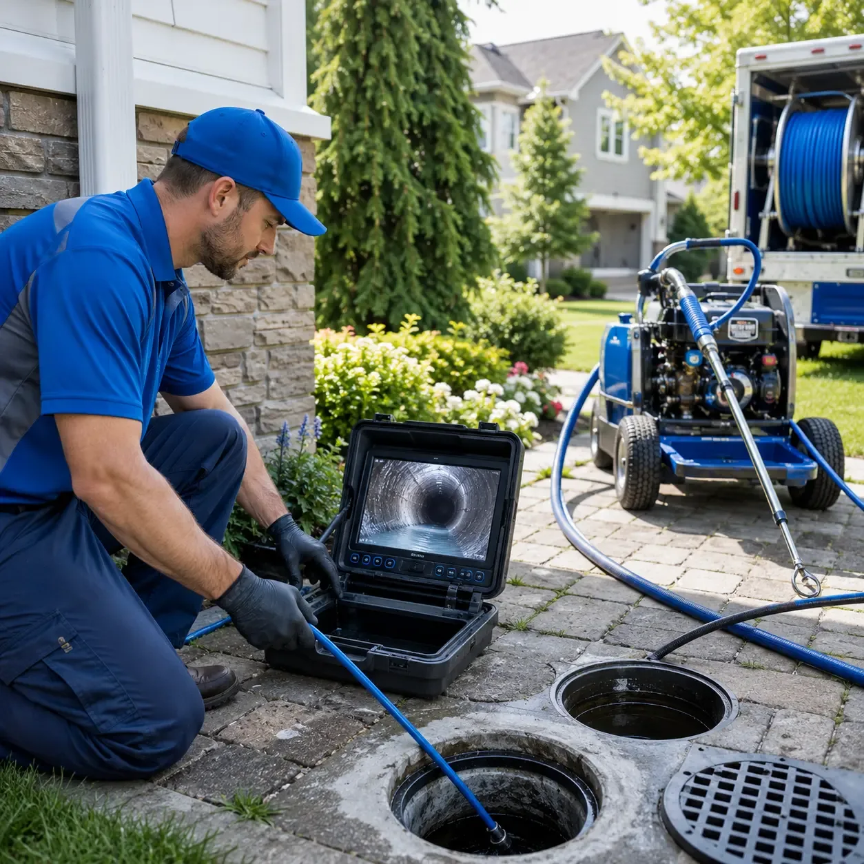 Outdoor drain cleaning professionals serving Downs, IL